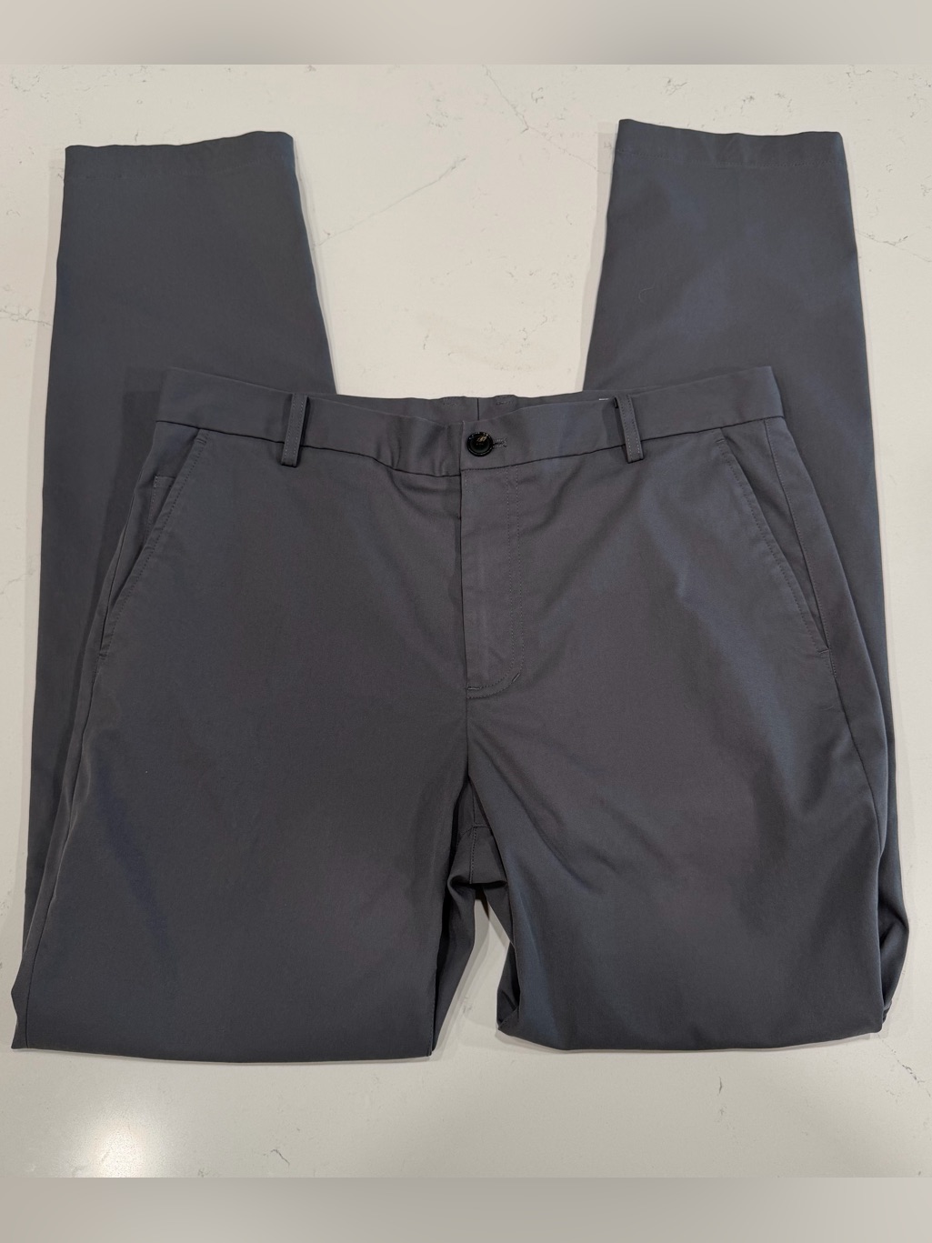 7 For All Mankind Men's Slate Gray Chinos - 33x32